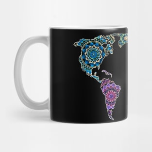 Mandalas Worldmap Mug